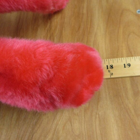 SUGAR LOAF‎ TOYS Fuchsia Pink Classic Teddy Bear Kiss Me Plush Plaid Heart 18" - Picture 14 of 14